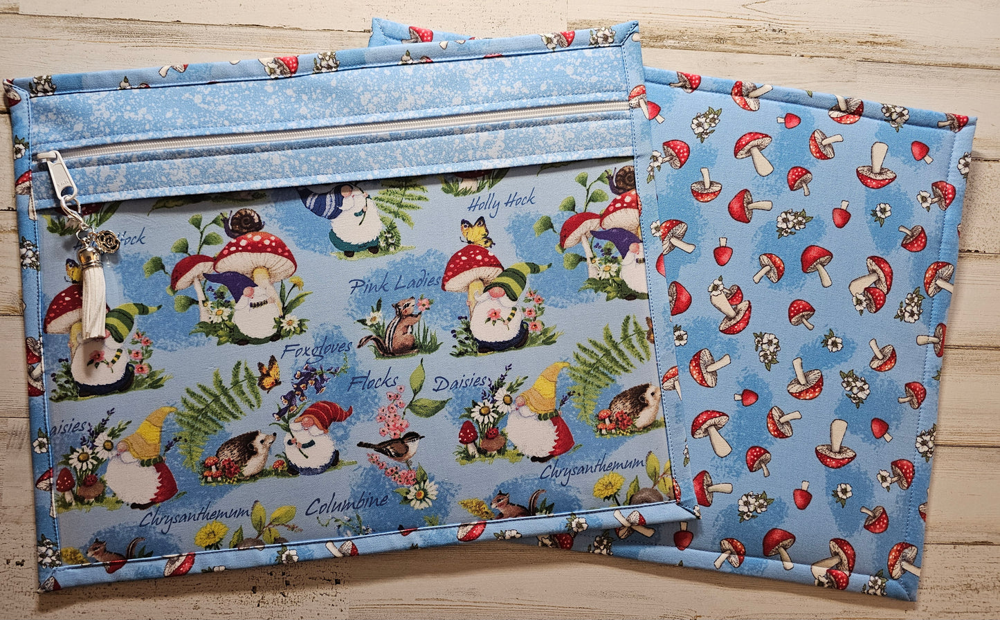 Project Bag 11" x 14" - Gnome Grown - Blue