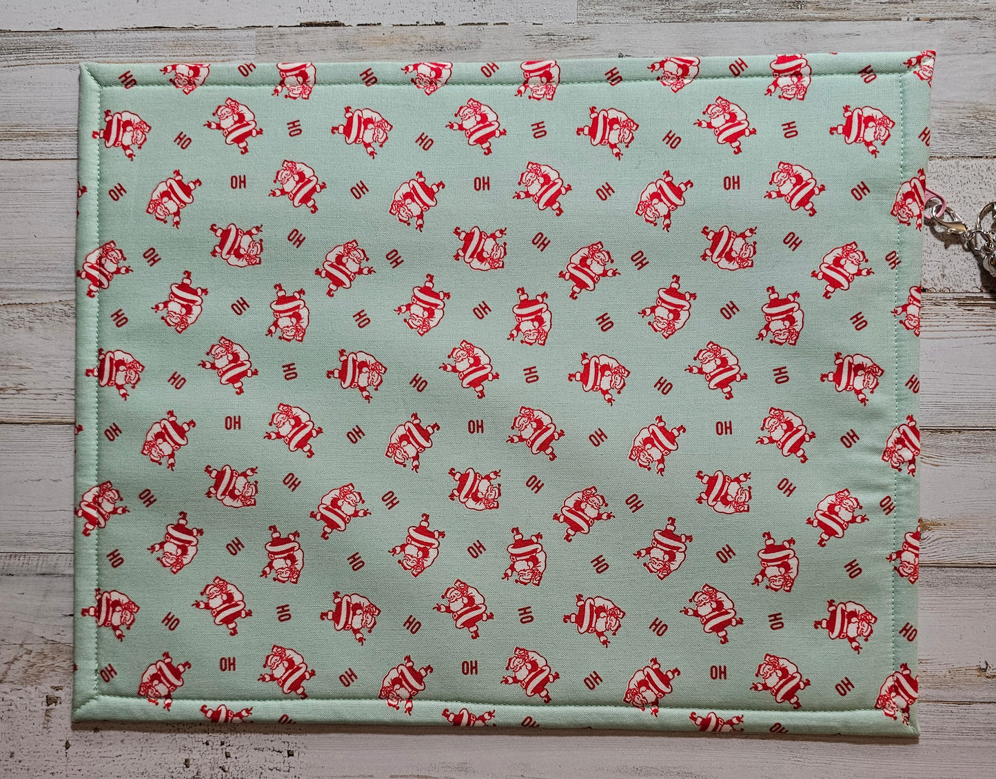 Project Bag - 11" X 14" - Christmas Stockings and Santa - Discounted