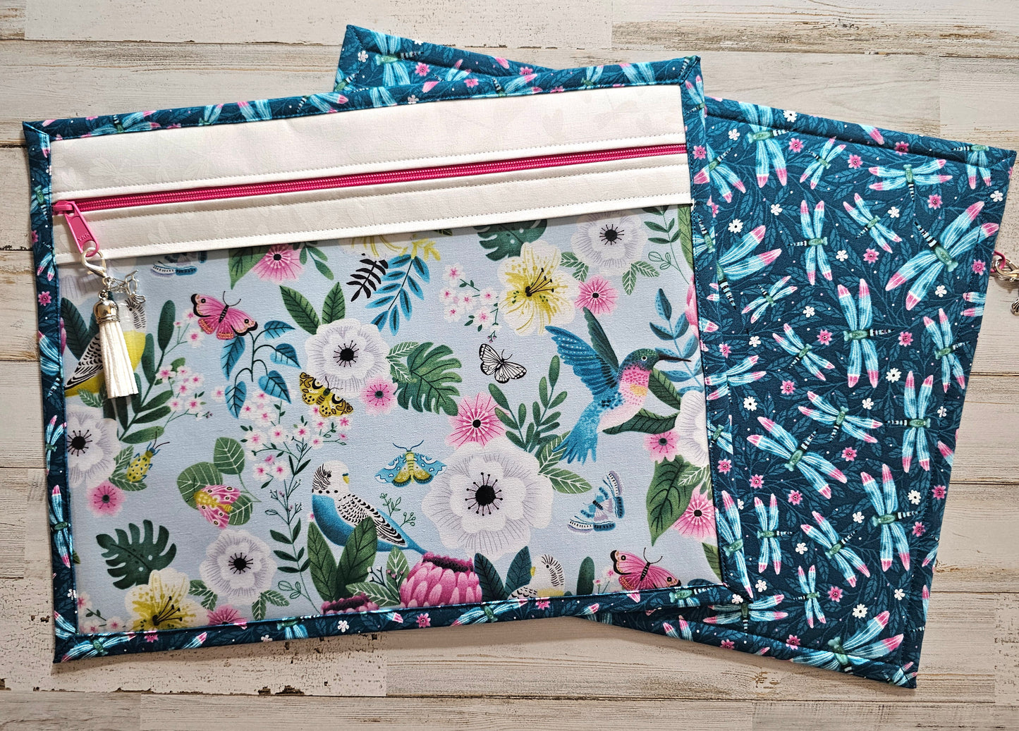 Project Bag 11" x 14" - Birds, Butterflies and Dragonflies - Discounted