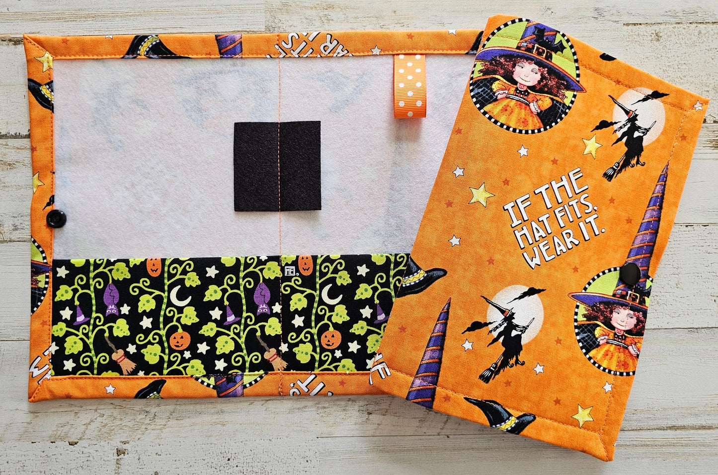 Thread Keeper - 8" x 11" - Mary Engelbreit Halloween Fabric - Discounted