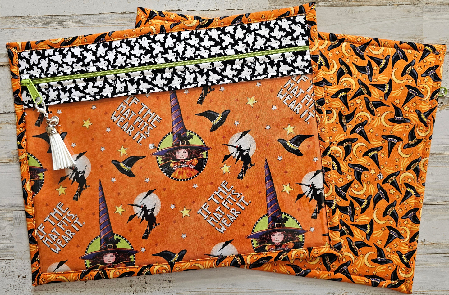 Project Bag 11" x 14" - Mary Engelbreit Halloween Fabric