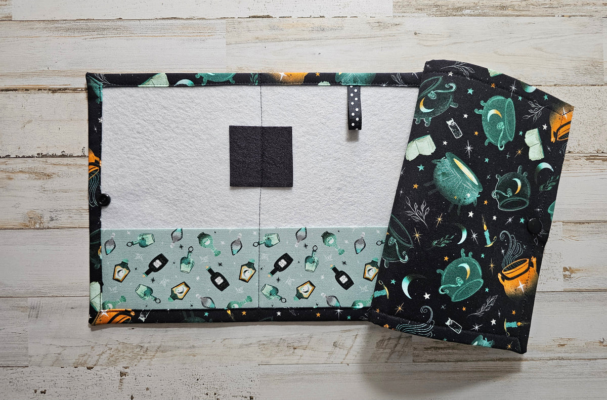 Thread Keeper - Halloween in Teal and Black