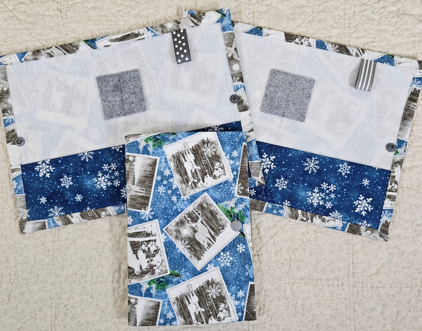Thread Keeper - Snow Flakes with Elk & Moose - Discounted