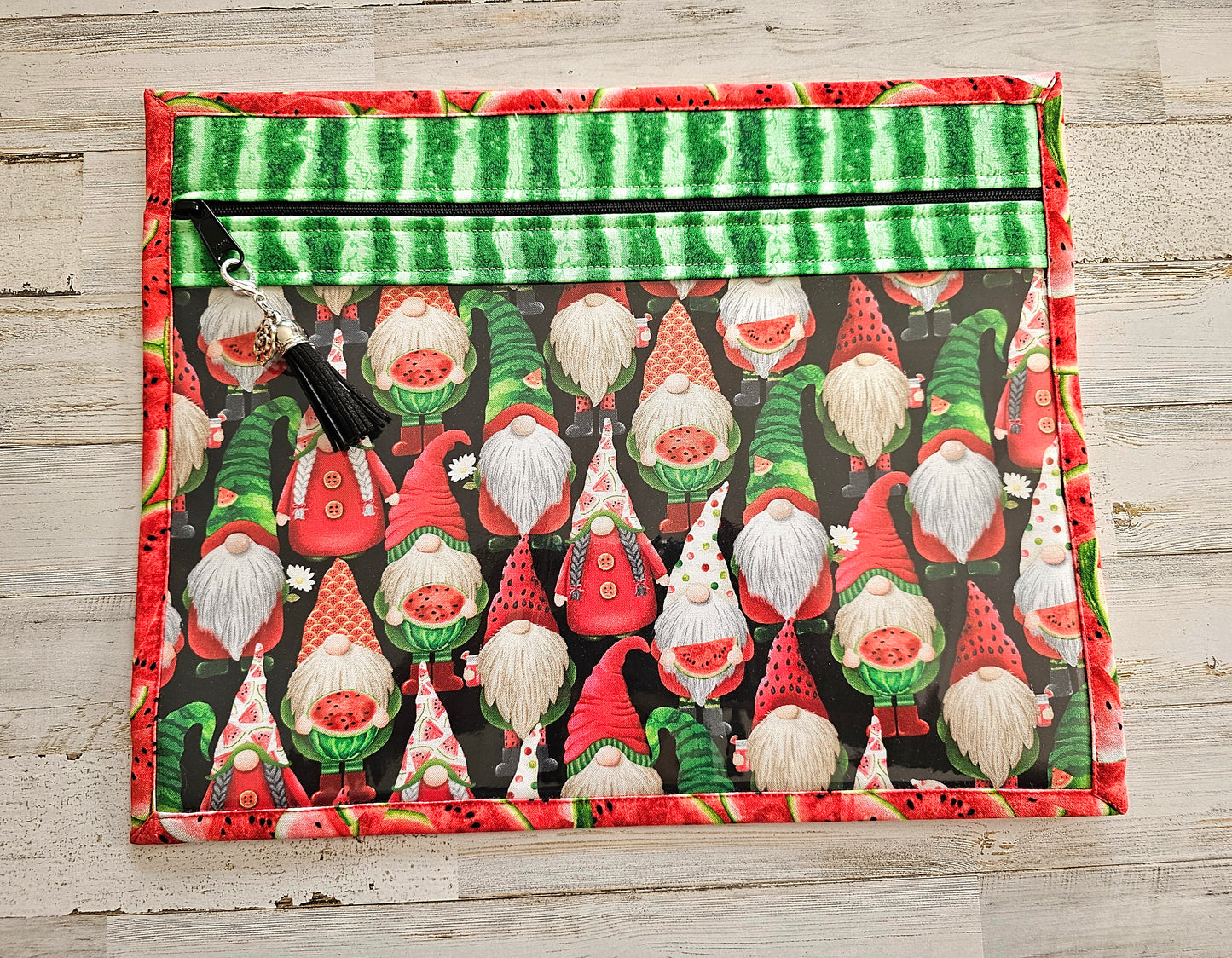 Gnome Watermelon Project Bag