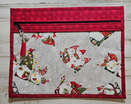 Project Bag - 11" X 14" - Christmas Gnomes