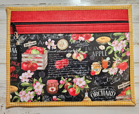 Apple Project Bag w/yellow back