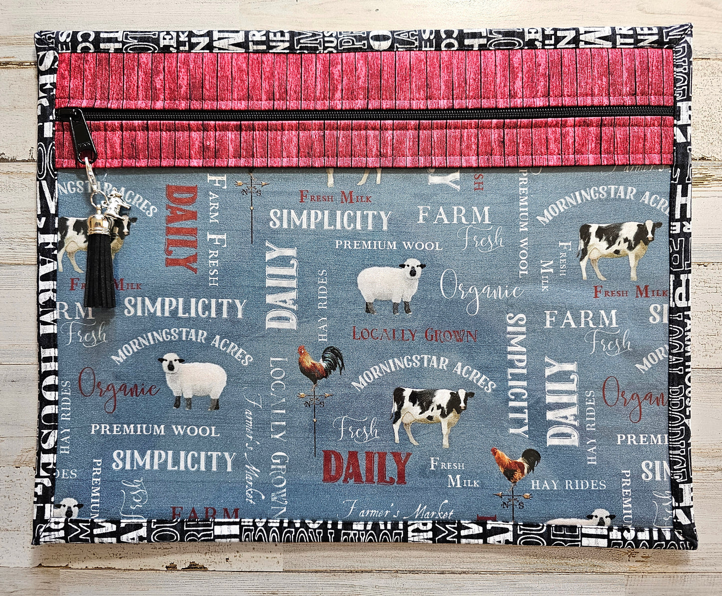 Project Bag 11" x 14" - Barns and Farm Animals with Farm Words