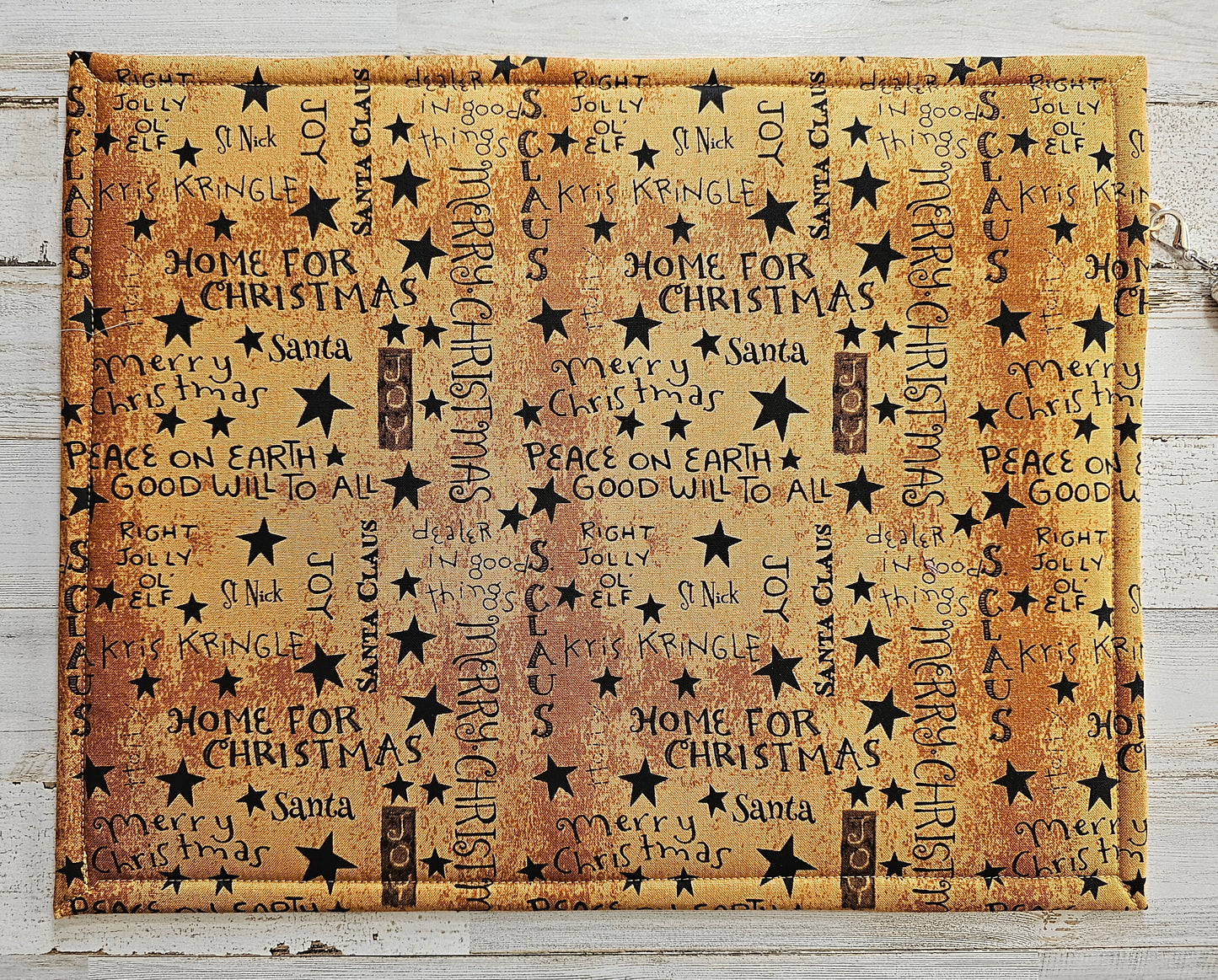 Project Bag 11" x 14" - Teresa Kogut - "Kringle" Christmas