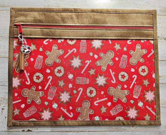 Project Bag - 11" X 14" - Gingerbread Men