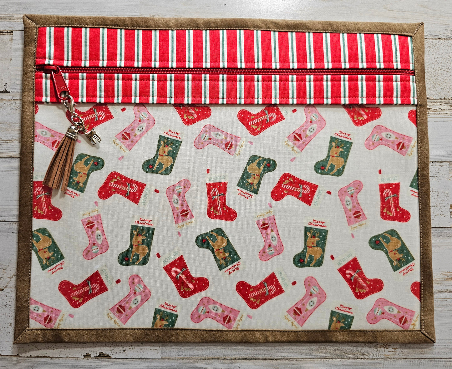 Project Bag - 11" X 14" - Christmas Stockings