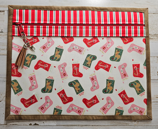 Project Bag - 11" X 14" - Christmas Stockings