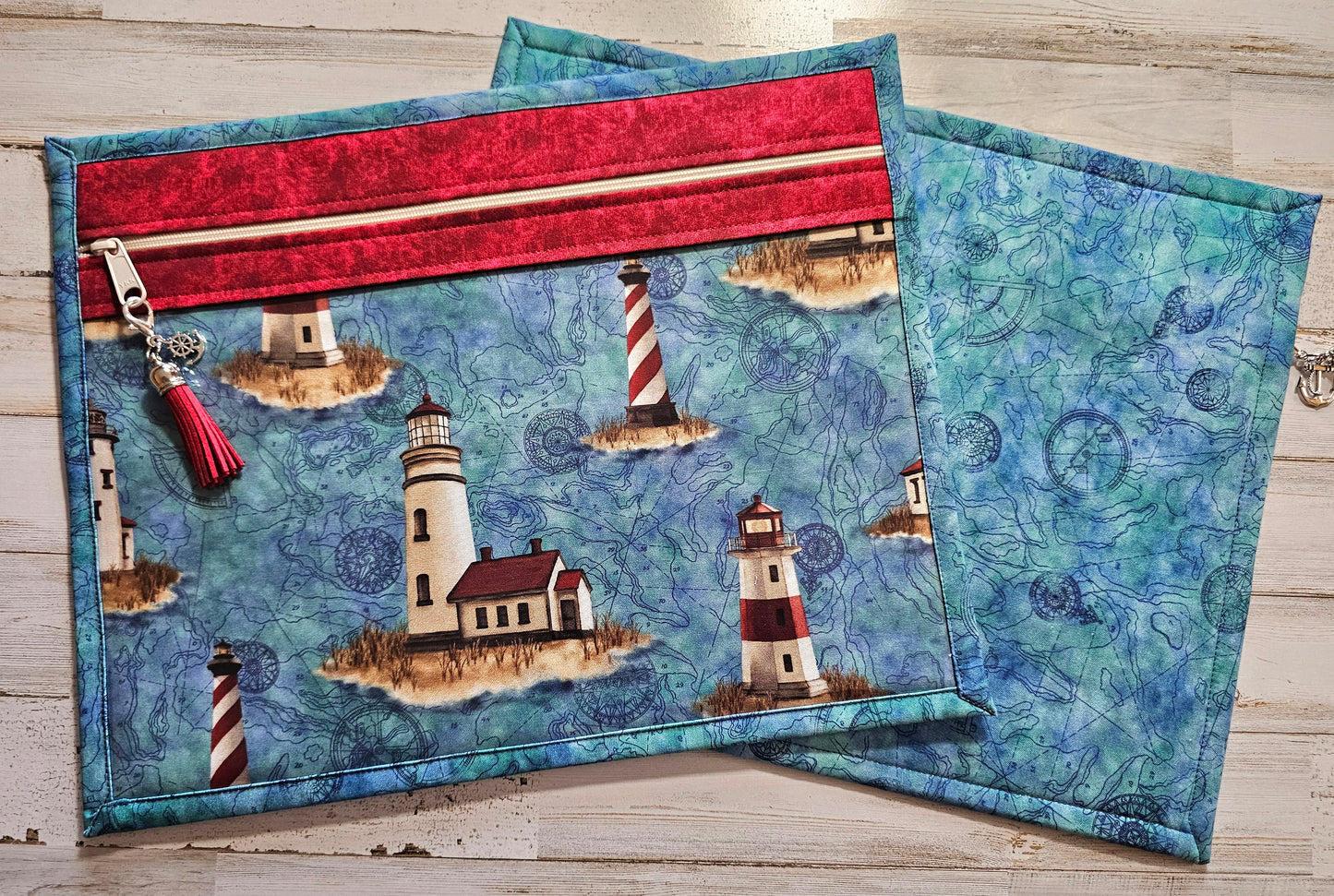Project Bag 11" x 14" - Lighthouses