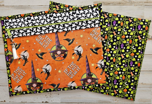 Project Bag 11" x 14" - Mary Engelbreit Halloween Fabric