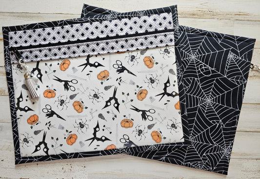 Project Bag 11" x 14" - Halloween Sewing