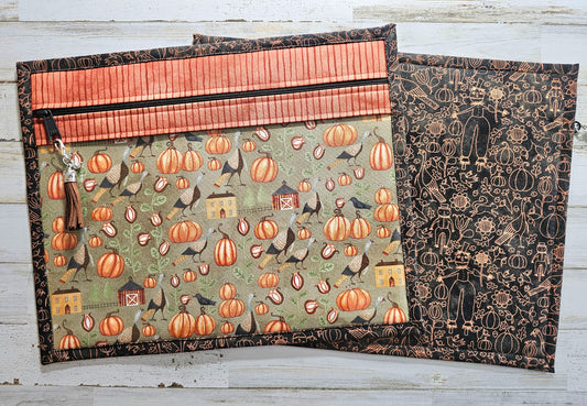 Project Bag 11" x 14" - Teresa Kogut "Bittersweet Farm Turkeys"