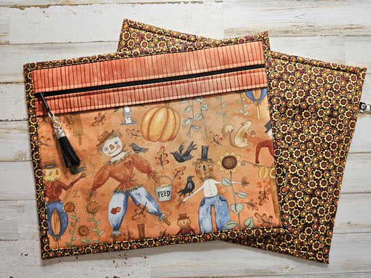 Project Bag 11" x 14" - Vinyl Front - Teresa Kogut - Bittersweet Farm