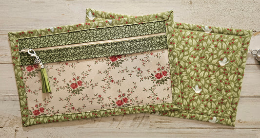 Pouch 6.5" x 11" - Tilda "Merry Little Christmas"