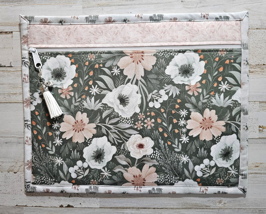 Project Bag 11" x 14" - All Cloth - Floral
