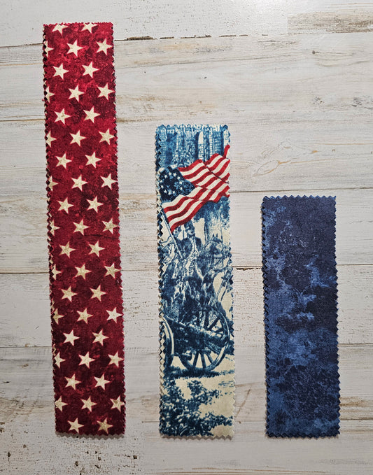 Fabric Guards for Q-snaps - Set of 3 sizes - Patriotic