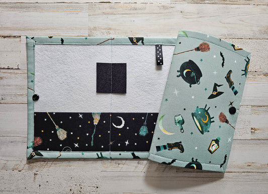 Thread Keeper - Halloween in Teal and Black