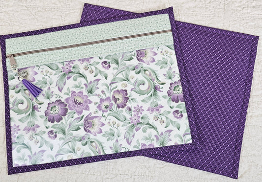 Lavender & Sage 11" x 14" Project Bag