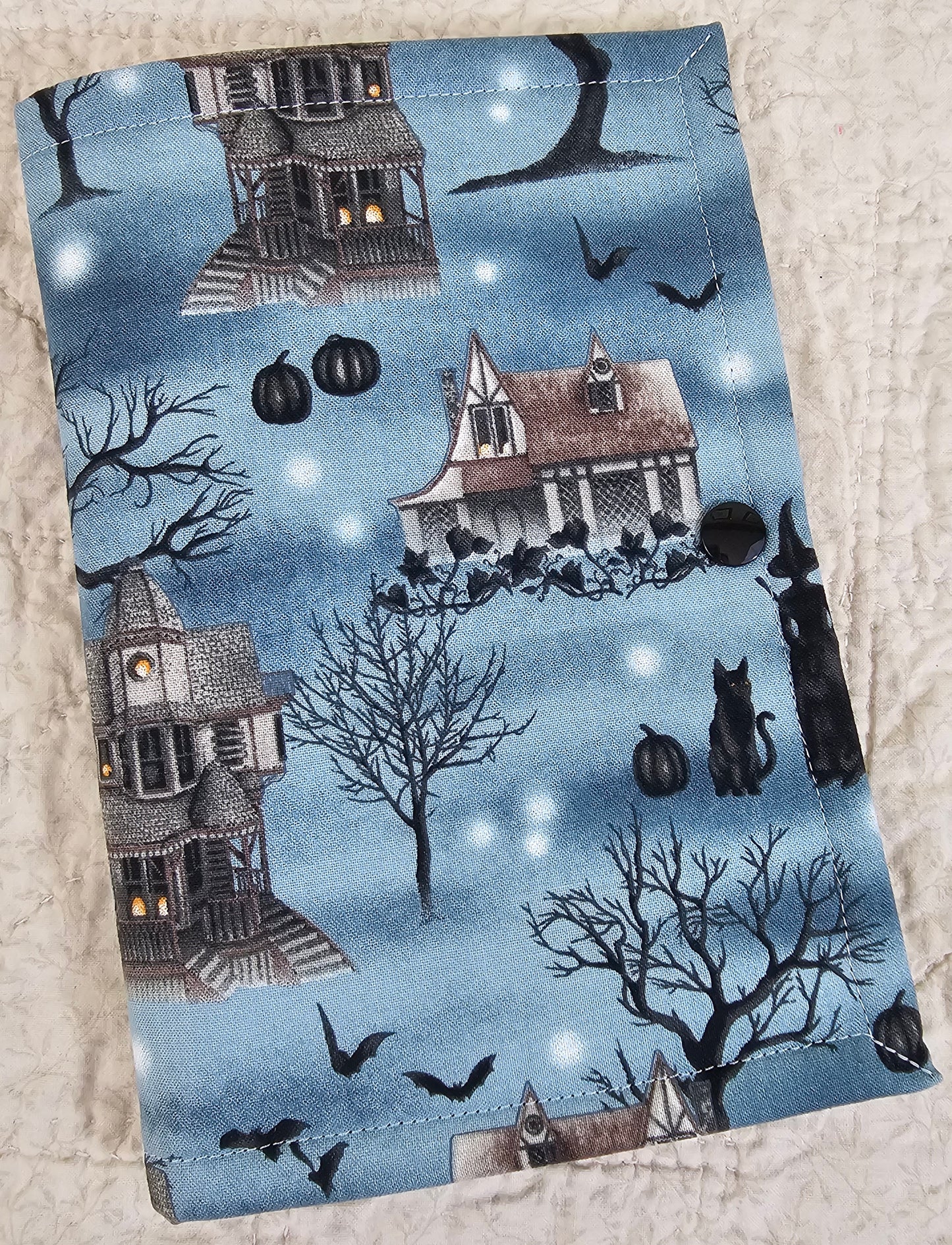 Black & Blue Thread Keeper with Holloween Images