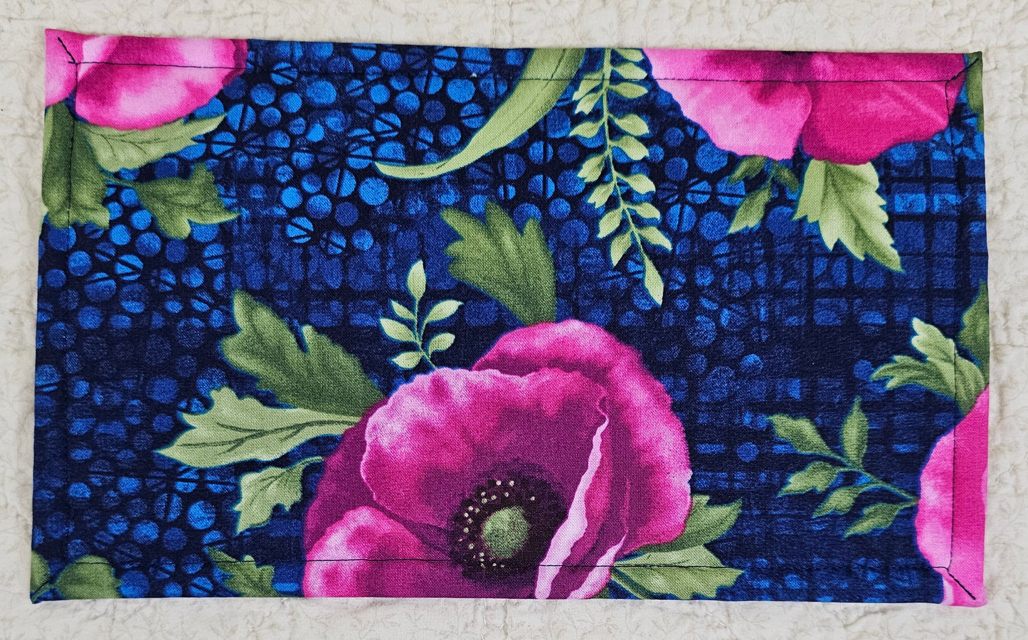 Fuchsia colored flowers - 6.5" x 11" Pouches