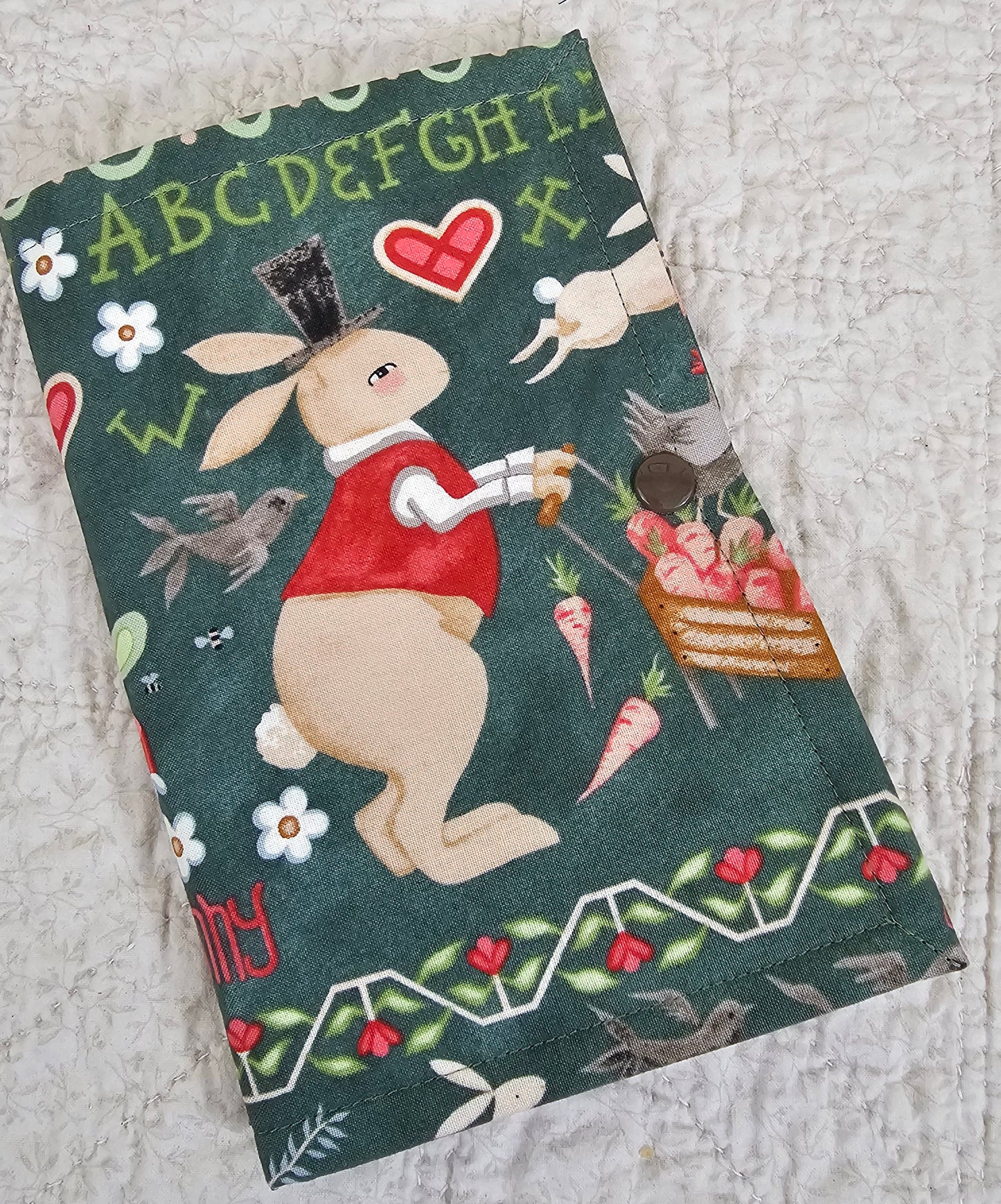 Green Bunny Thread Keeper